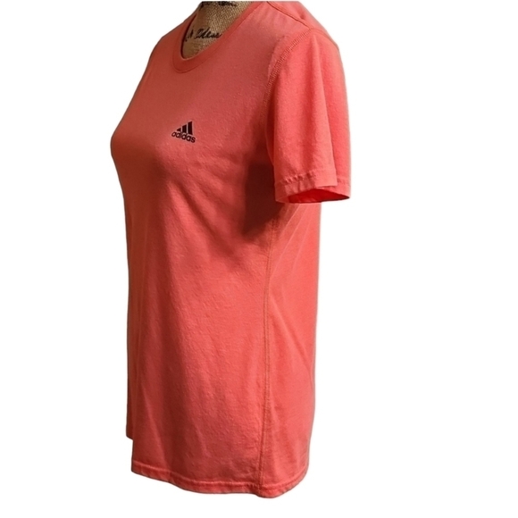 3/$25 Adidas Climalite Ultimate 2.0 Coral Pink Tee - Small - Picture 2 of 7